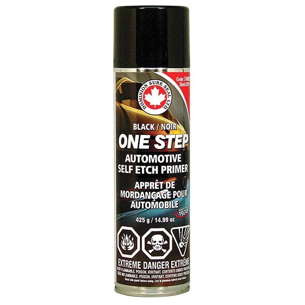 Dominion Sure Seal OneStep SelfEtch Primer Black, 15 oz TP Tools